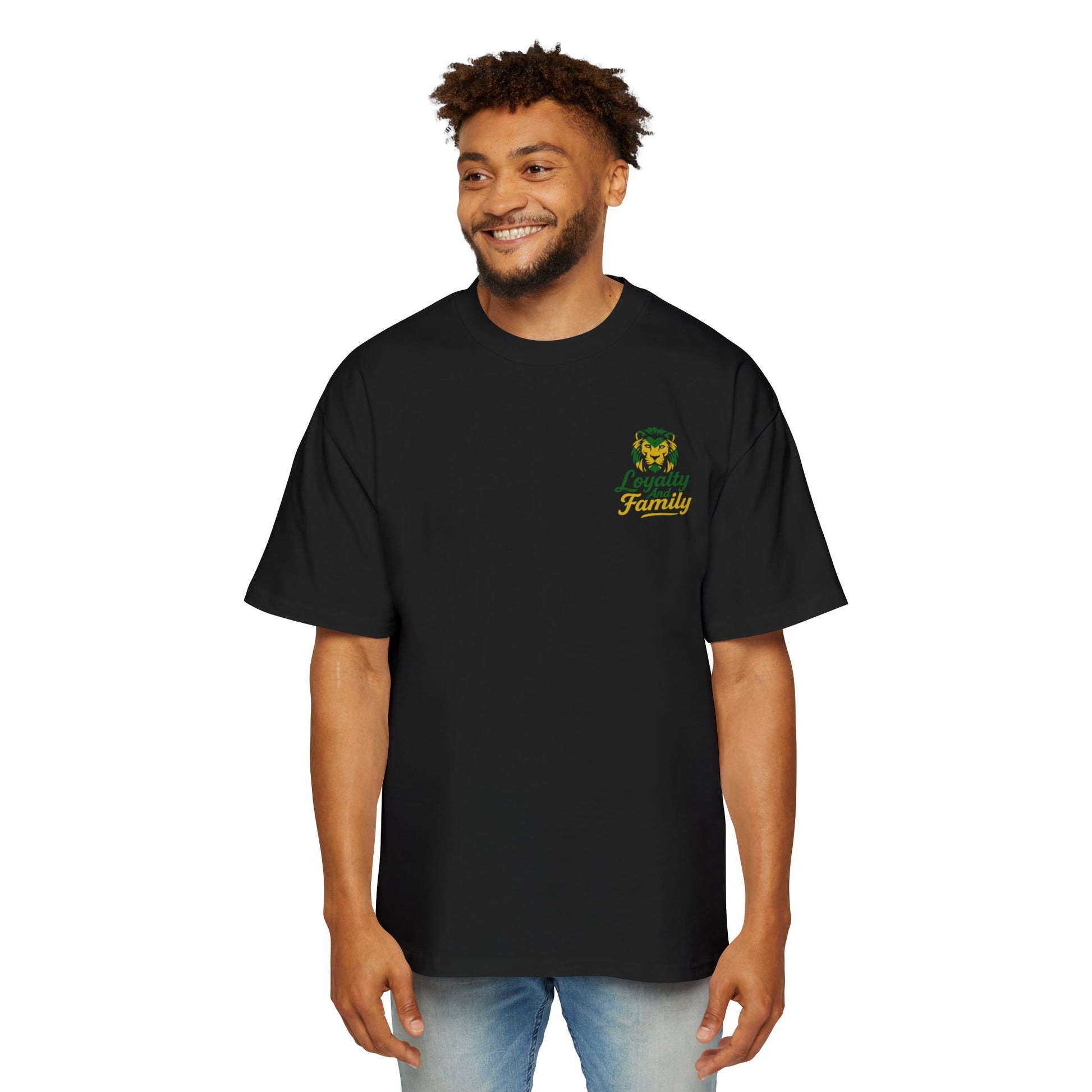 Jamaican Pride Oversized Tee, Loyalty Family Graphic Shirt,
